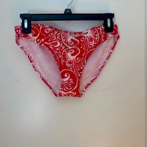 Athleta pink and white Swimwear bottom.